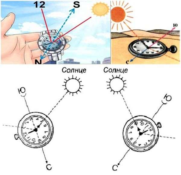 Где юг где запад. Как определить где находится Север, Юг, Запад, Восток