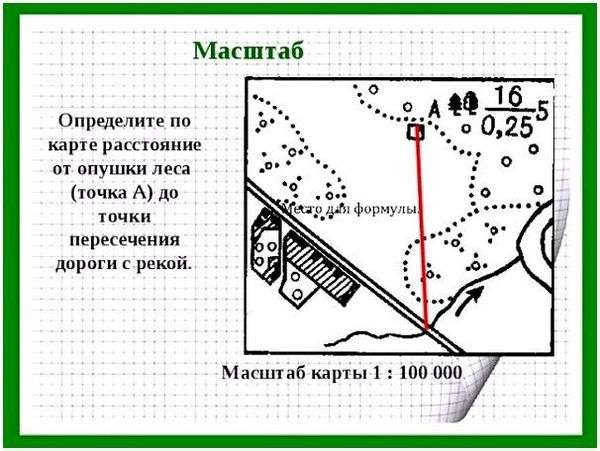 Масштабирование карты. Масштаб. Измерение расстояний по планам, картам и глобусу. Урок 3