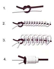 Как правильно вязать узел морковка. Узел для связывания лески, без которого не обойтись. mahin knot
