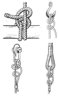 Якорный узел. Рыбацкий штык