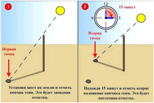 Как ориентироваться по сторонам света. Как определить стороны света. 7 способов