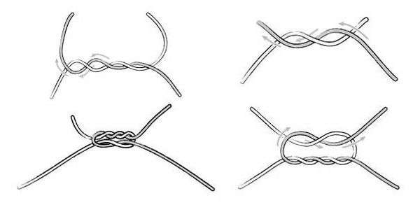 Как завязывать рыбацкие крючки. Как завязать леску на рыболовный крючок разными узлами