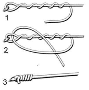 Как вязать крючком узлы для рыбалки. Как привязать крючок к леске