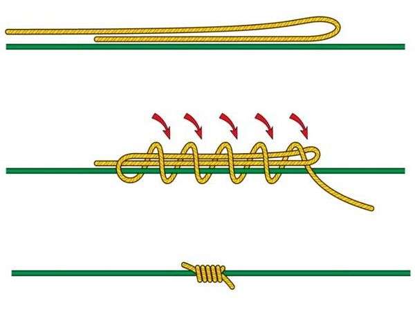 Крючковый узел. Самые крепкие рыболовные узлы для крючков и поводков