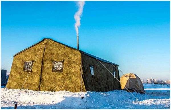 Сбор палатки. Сборка армейской палатки